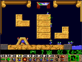 Lemmings Online, JUGAR EN LÍNEA